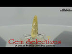 Load image into Gallery viewer, 4.08/CT Natural yellow sapphire with Govt Lab Certificate-YELSA9U