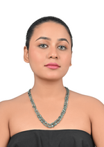 Load image into Gallery viewer, TWO LAYER EMERALD BEADS MALA