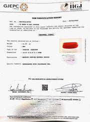 12.84 Ratti Natural italian Oval Moonga (1800)