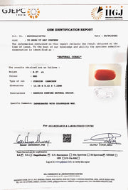 9.55 Ratti Natural italian Oval Moonga (1800)