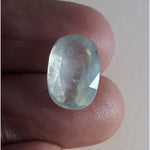 Load image into Gallery viewer, 6.25/CT Green Sapphire Stone with Govt Lab Certificate-23310