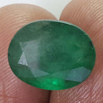 Load image into Gallery viewer, 4.87/CT Natural Emerald Stone With Govt. Lab Certificate (23310)