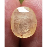 Load image into Gallery viewer, 5.52 Ratti yellow sapphire with Govt Lab Certificate-(4100)