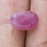 Load image into Gallery viewer, 7.73 Ratti Natural Mozambique Ruby with Govt Lab Certificate-(16650)