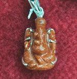 Load image into Gallery viewer, Silver Pendant of Natural Sun Sitara (Ganesha) Stone (S.SITAPEN210)
