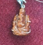 Load image into Gallery viewer, Silver Pendant of Natural Sun Sitara (Ganesha) Stone (S.SITPEN208)