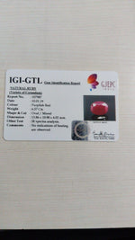 Load image into Gallery viewer, 7.30 Ratti Natural Neo Burma Ruby with Govt Lab Certificate-(3441)