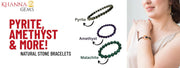 Explore Natural Stone Bracelets | Pyrite, Amethyst & More!