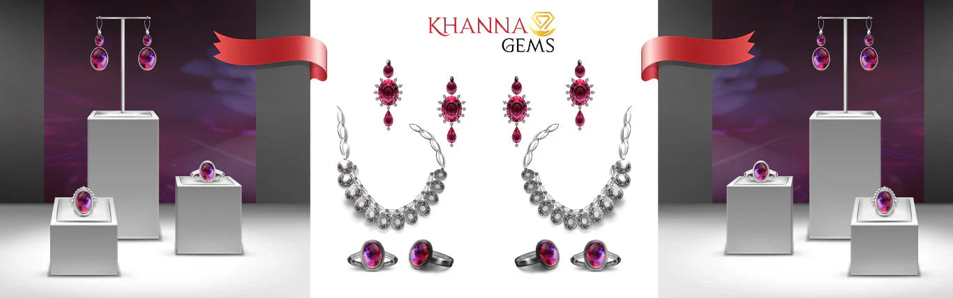 Gemstone Silver Pendant