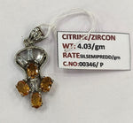 Load image into Gallery viewer, 4.03/GM CITRINE / ZIRCON (1650)