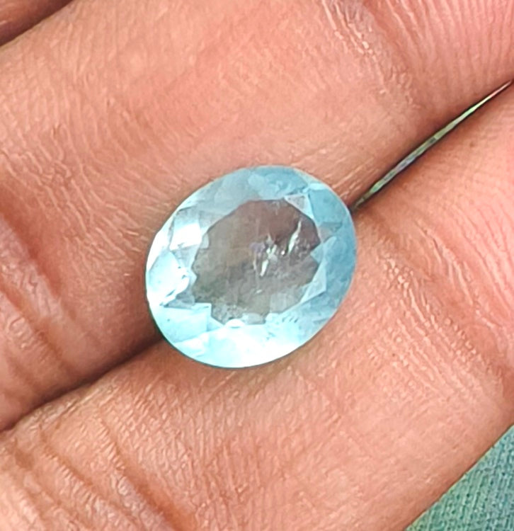 2.80/CT Natural Aquamarine with Govt Lab Certificate-5661
