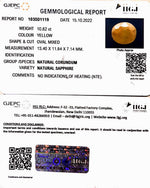 Load image into Gallery viewer, 10.82/CT Natural Ceylonese Pukhraj Stone with Govt Lab Certificate-(4551)