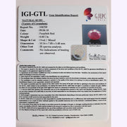 4.93 Ratti Natural Neo Burma Ruby with Govt Lab Certificate-(3441)