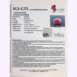 Load image into Gallery viewer, 7.40 Carat Natural New Burma Ruby with Govt. Lab Certificate