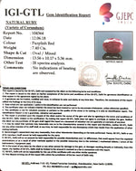 Load image into Gallery viewer, 8.22 Ratti Natural Mozambique Ruby with Govt. Lab Certificate-(6100)