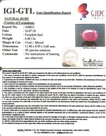 Load image into Gallery viewer, 7.18 Ratti Natural Mozambique Ruby with Govt. Lab Certificate-(12210)