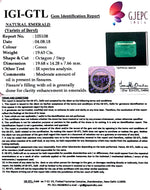 Load image into Gallery viewer, 21.71 Ratti Natural Emerald Stone With Govt. Lab Certificate (2331)