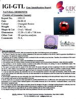 Load image into Gallery viewer, 8.70 Ratti Natural Hessonite with Govt. Lab Certificate-(1221)