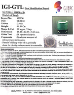 Load image into Gallery viewer, 11.53/CT Natural Emerald Stone With Govt. Lab Certificate (4551)