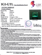 Load image into Gallery viewer, 9.34/CT Natural Panna Stone with Govt. Lab Certificate (8991)