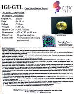 Load image into Gallery viewer, 4.99/CT Yellow Sapphire with Govt Lab Certificate-(YELSA9W)