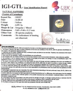 Load image into Gallery viewer, 4.09/CT Natural Yellow Sapphire With Govt Lab Certificate-YELSA9U