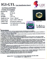 Load image into Gallery viewer, 3.23 Ratti Natural yellow sapphire with Govt Lab Certificate-(YELSA9T)
