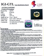 3.23 Ratti Natural yellow sapphire with Govt Lab Certificate-(YELSA9T)