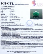 Load image into Gallery viewer, 10.79/CT Natural Panna Stone with Govt. Lab Certificate (4551)