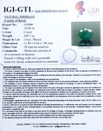 Load image into Gallery viewer, 4.87/CT Natural Emerald Stone With Govt. Lab Certificate (23310)
