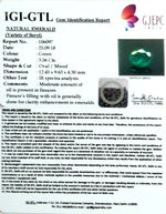 Load image into Gallery viewer, 3.56/CT Natural Emerald Stone With Govt. Lab Certificate (16650)