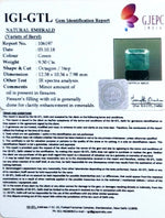 Load image into Gallery viewer, 9.30/CT Natural Panna Stone With Govt. Lab Certificate-3441