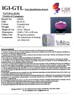 Load image into Gallery viewer, 4.34 Ratti Natural Mozambique Ruby with Govt Lab Certificate-(7881)
