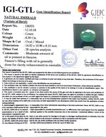 Load image into Gallery viewer, Natural ZAMBIAN Panna Stone With Govt. Lab Certificate (2331) - 8.39 CT.