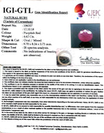 Load image into Gallery viewer, 5.13 Ratti Natural New Burma Ruby with Govt Lab Certificate-(4551)