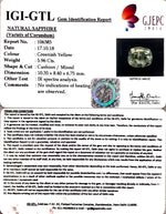 Load image into Gallery viewer, 5.96/CT Natural Green Sapphire with Govt Lab Certificate-(78810)