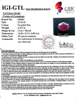 Load image into Gallery viewer, 4.67 Ratti Natural Mozambique Ruby with Govt Lab Certificate-(7881)