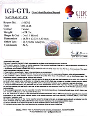 6.93 Ratti Natural Iolite With Govt. Lab Certificate-(610)