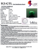 Load image into Gallery viewer, 7.28 Ratti Natural Panna Stone With Govt. Lab Certificate (3441)