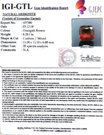 Load image into Gallery viewer, 9.20 Ratti Natural Hessonite with Govt. Lab Certificate-(1221)