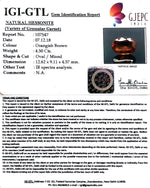 Load image into Gallery viewer, 5.00 Ratti Natural Hessonite with Govt. Lab Certificate-(1221)