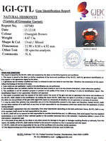 Load image into Gallery viewer, 4.97 Ratti Natural Hessonite with Govt. Lab Certificate-(1221)