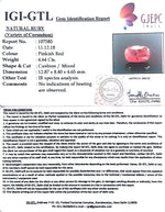 Load image into Gallery viewer, 5.16 Ratti Natural Mozambique Ruby with Govt. Lab Certificate-(12210)