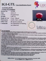 Load image into Gallery viewer, 6.06 Ratti Natural Neo Burma Ruby with Govt. Lab Certificate-(3441)