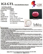 Load image into Gallery viewer, 12.41 Ratti Natural New Burma Ruby with Govt Lab Certificate-(2331)