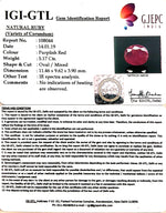 Load image into Gallery viewer, 5.74 Ratti Natural New Burma Ruby with Govt Lab Certificate-(4551)