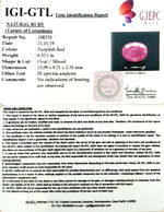 Load image into Gallery viewer, 7.02 Ratti Natural New Burma Ruby with Govt Lab Certificate-(3441)