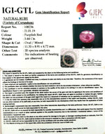 Load image into Gallery viewer, 6.04 Ratti Natural New Burma Ruby with Govt Lab Certificate-(3441)