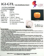 Load image into Gallery viewer, 14.29 Ratti Natural Yellow Sapphire with Govt Lab Certificate-(1221)