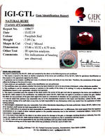 Load image into Gallery viewer, 8.43 Ratti Natural Neo Burma Ruby with Govt. Lab Certificate-(3441)